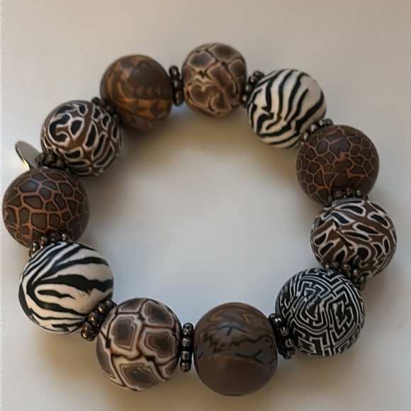 Safari print stretch bracelet - Picture 1 of 1